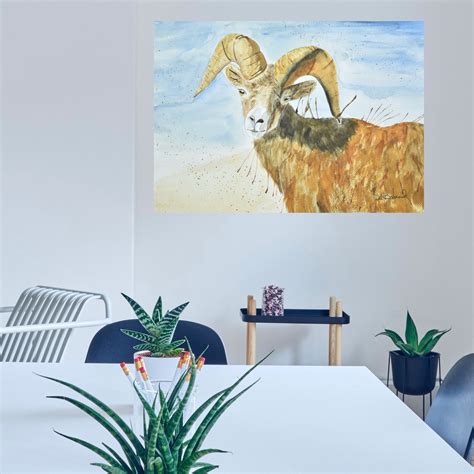 Big Horn Sheep Colorado Ram Fine Art Print Etsy