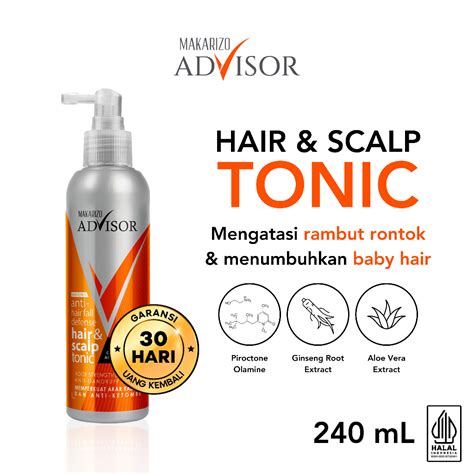 Jual Makarizo Advisor Anti Hair Fall Defense Hair Scalp Tonic 240 ML