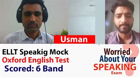 ELLT Speaking Module Mock Test OIETC Speaking Test Oxford Speaking