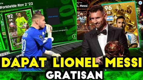 Gacha Potw Terbaru Ada Lionel Messi Gratisan Efootball Mobile