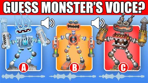 All Wubbox Guess The Monster S Voice My Singing Monsters All