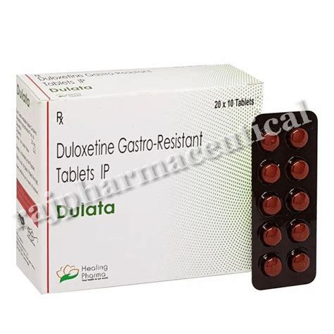 Duloxetine Gastro Resistant Tablets 60 Mg At 300 Stripe In Surat