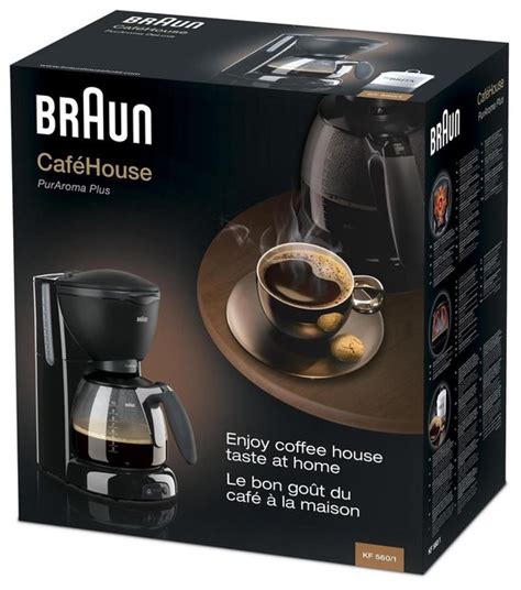 Braun Café House PurAroma Plus KF 560 1 BK Filter koffiezetapparaat