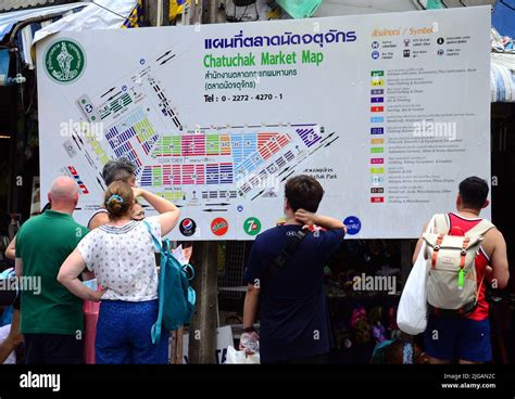 Chatuchak market map hi-res stock photography and images - Alamy