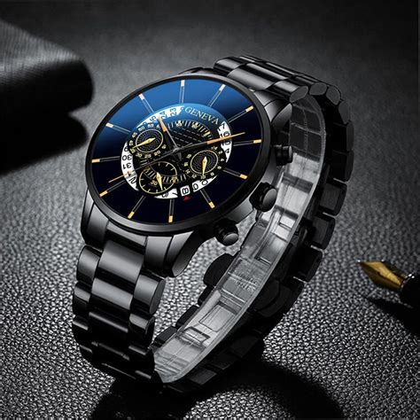 2020 Fashion Metal Band Stainless Steel Back Business Geneva Quartz Watches Best Designer Geneva