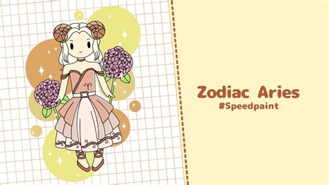 SPEEDPAINT Zodiac Aries IbisPaintX YouTube