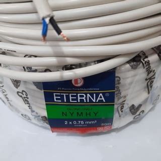 Jual Kabel Listrik Eterna NYMHYO NYYHY Kabel Serabut 2x0 75mm Tembaga