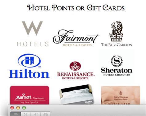 Hotel Points Or Gift Cards Hotel Points Fairmont Hotel Hotels And