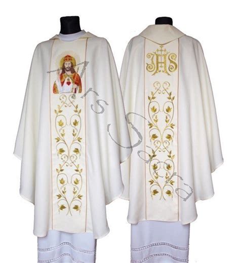 Chasuble Gothique Christ Roi 543 K FR Ars Sacra