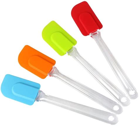 Silicone Spatula Set Of Non Stick Rubber Spatula Heat Resistant