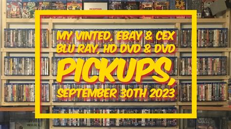 My September Blu Ray Hd Dvd Dvd Pickups September Th Youtube