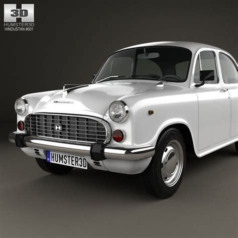 Hindustan Ambassador Classic 1999 3d Model Max Obj 3ds Fbx C4d Lwo Lw Lws