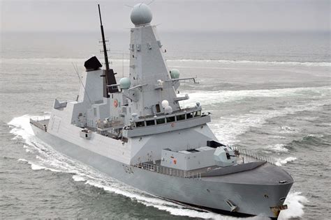 The Royal Navy Has Deployed The Type 45 Destroyer Hms Diamond To