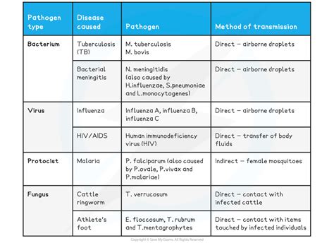 Health Disease Edexcel GCSE Biology Revision Notes 2018