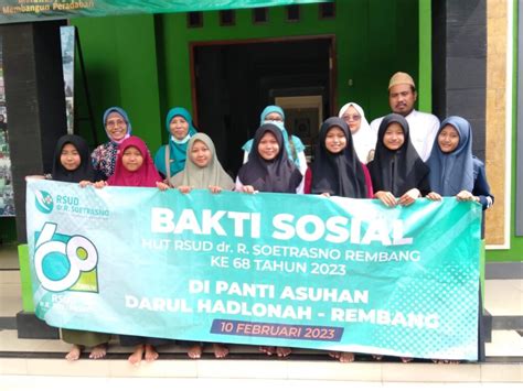 HUT Ke 68 RSUD Dr R Soetrasno Rembang Khotmil Al Quran Baksos