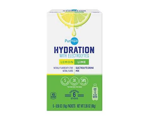 Puraqua Hydration Drink Mix Sticks Assorted Varieties Aldi Us