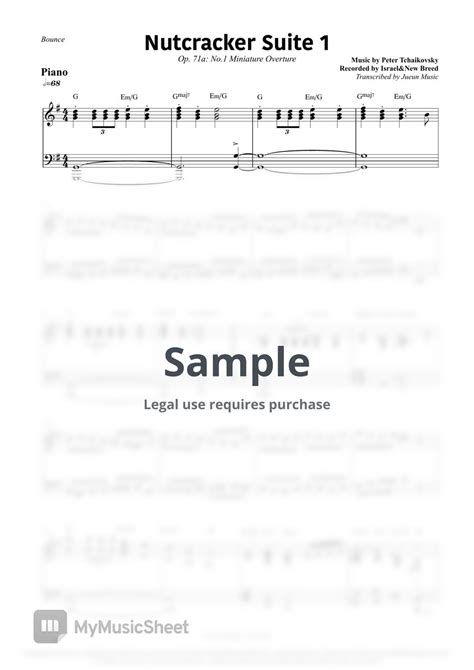 Israel New Breed Nutcracker Suite Sheets By Jueun Music