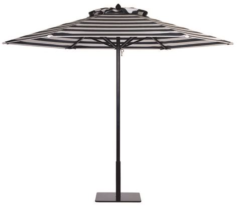 Santa Barbara Designs I Paseo Aluminum Umbrella With Black Frame In