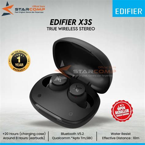 Jual Edifier Tws X3s True Wireless Stereo Earbuds Shopee Indonesia