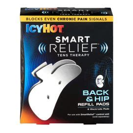 Icy Hot Smart Relief TENS Therapy Back Refill Pads 2 Electrode Pads 1 Replacement Battery