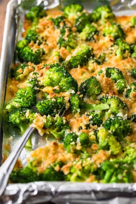 Crispy Cheesy Roasted Broccoli Recipe The Cookie Rookie