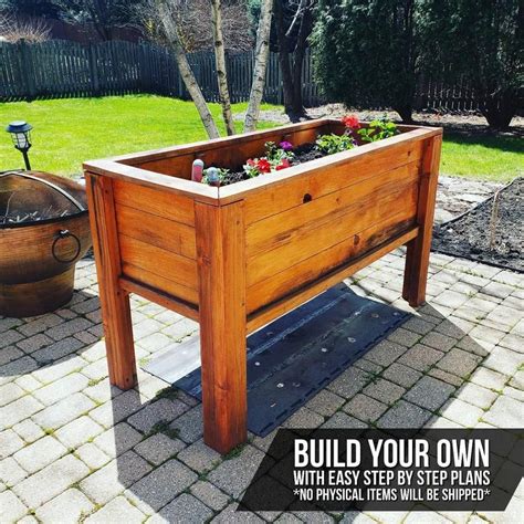 Planter Box Plans Raised Planter Plan Wood Planter Outdoor