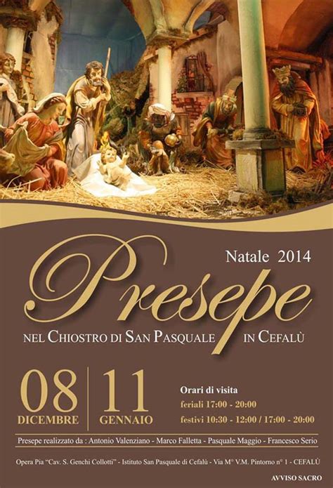 Presepe Nel Chiostro Di San Pasquale Quale Cefal