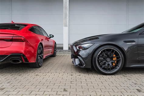 Audi RS7 Sportback 4 0 TFSI V8 Vs Mercedes AMG GT 4 Door Coupe 63 S