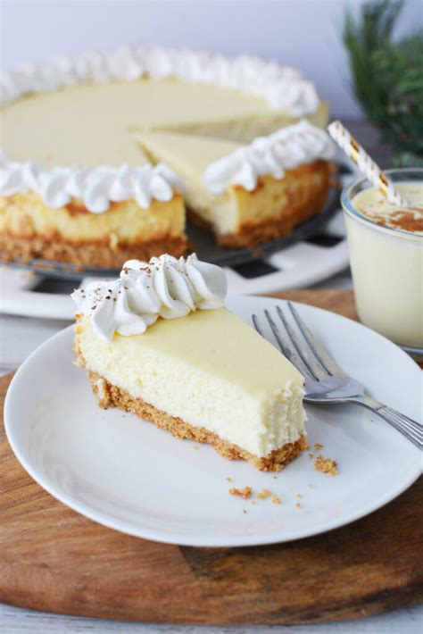 Easy Eggnog Cheesecake Recipe With Graham Cracker Crust