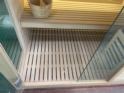 person finnish infrared sauna modern traditional