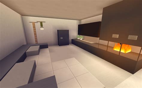 8 Small Modern Living Room Design Minecraft Map