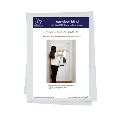Easyblinds Easydoor Blind For Glazed Doors Quick Fix Instant Blind