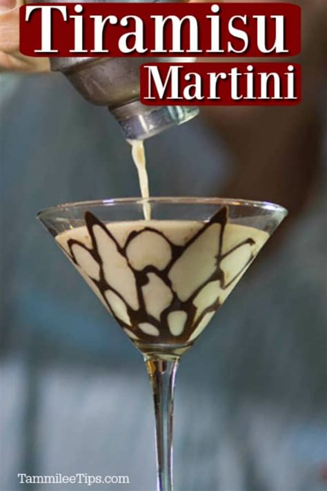 Tiramisu Martini Recipe - Tammilee Tips