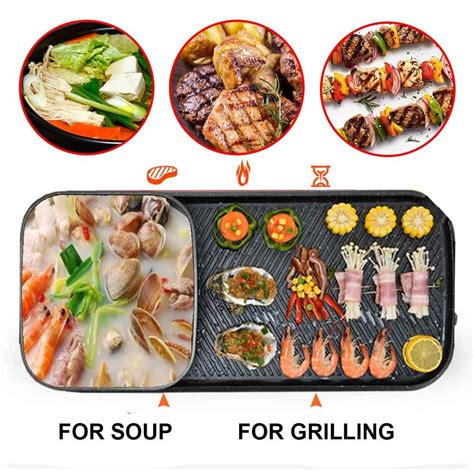 Korean Samgyup Grill Set Samgyupsal Grill Pan Set With Hotpot Electric