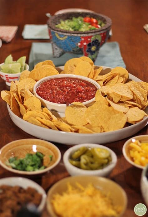 Build Your Own Vegan Nacho Bar Great For Parties Cadrys Kitchen