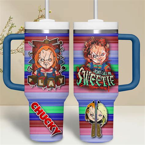 Chucky Tv Series Custom Stanley Quencher Oz Stainless Steel Tumbler