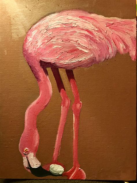 My Flamingo And My Egg Flamingo Artwork