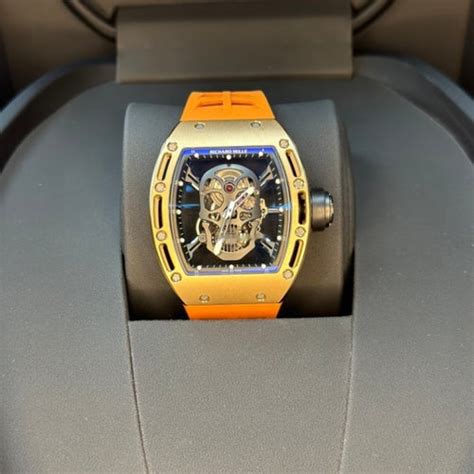 Ng H Richard Mille Rm Skull Tourbillon Rose Gold Limited Edition