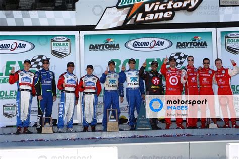 Overall Podium And Results 1st Scott Pruett USA Memo Rojas MEX