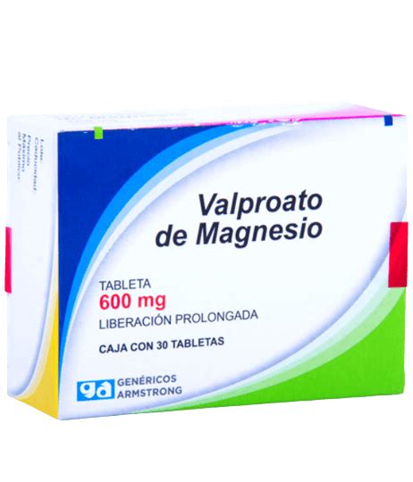 Valproato De Magnesio 20 Tabs Farmacias Djes