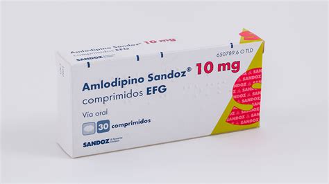 Manidipino 10 Mg Prospecto De Los Comprimidos De Amlodipino Sandoz Efg