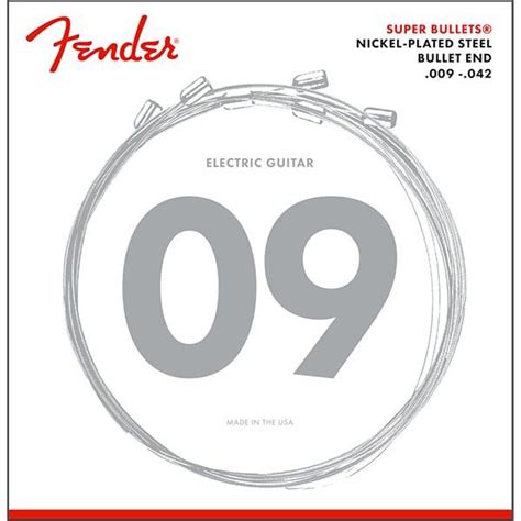 Fender Super Bullet Strings Nickel Plated Steel Bullet End 3250l 009 042 エレキギター弦〈フェンダー