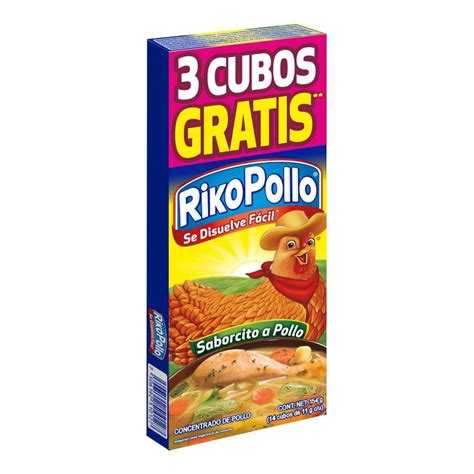 Concentrado De Pollo Rikopollo Cubos G Walmart