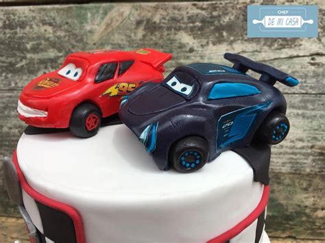 Tarta Cars Con Rayo Mcqueen 🚘 Y Jackson Storm 🚙 Chef De Mi Casa