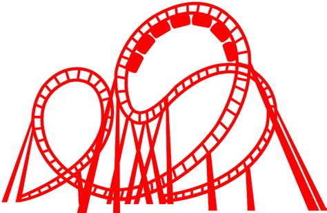 Roller Coaster Silhouette Free Vector Silhouettes