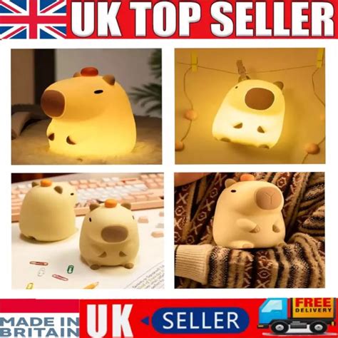 Capybara Night Light Cartoon Pat Light Nursery Nightlight For Home