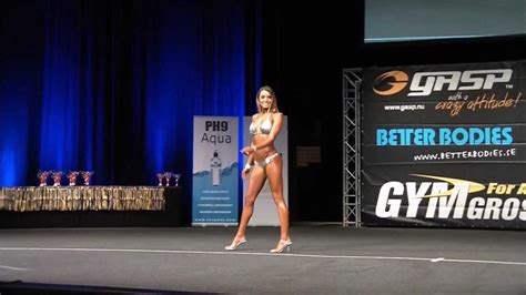 Johanna Pettersson T Walk 168 Cm Luciapokalen Bikini Fitness 2013