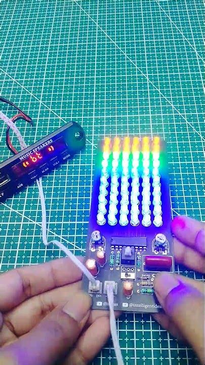 How To Make Vu Meter Diy Led Vu Meter Jlcpcb Shorts Iideas Diy Youtube