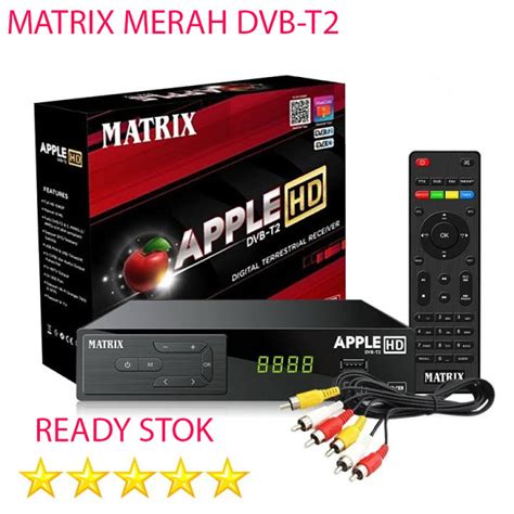 Matrix Set Top Box Matrix Dvb T Matrix Apple Kuning Stb Tv Digital