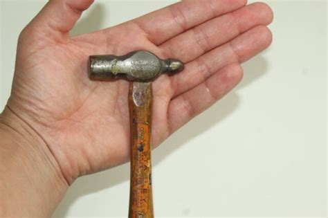 B Vintage Small Ball Peen Hammer Stanley Made In Usa 4 Oz Overall